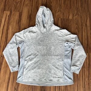 Lululemon Athletica Textured Tech Heathered Gray Sweatshirt Hoodie